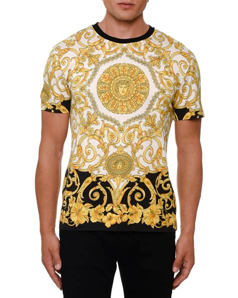 t shirt imitazione versace|Men's Versace T.